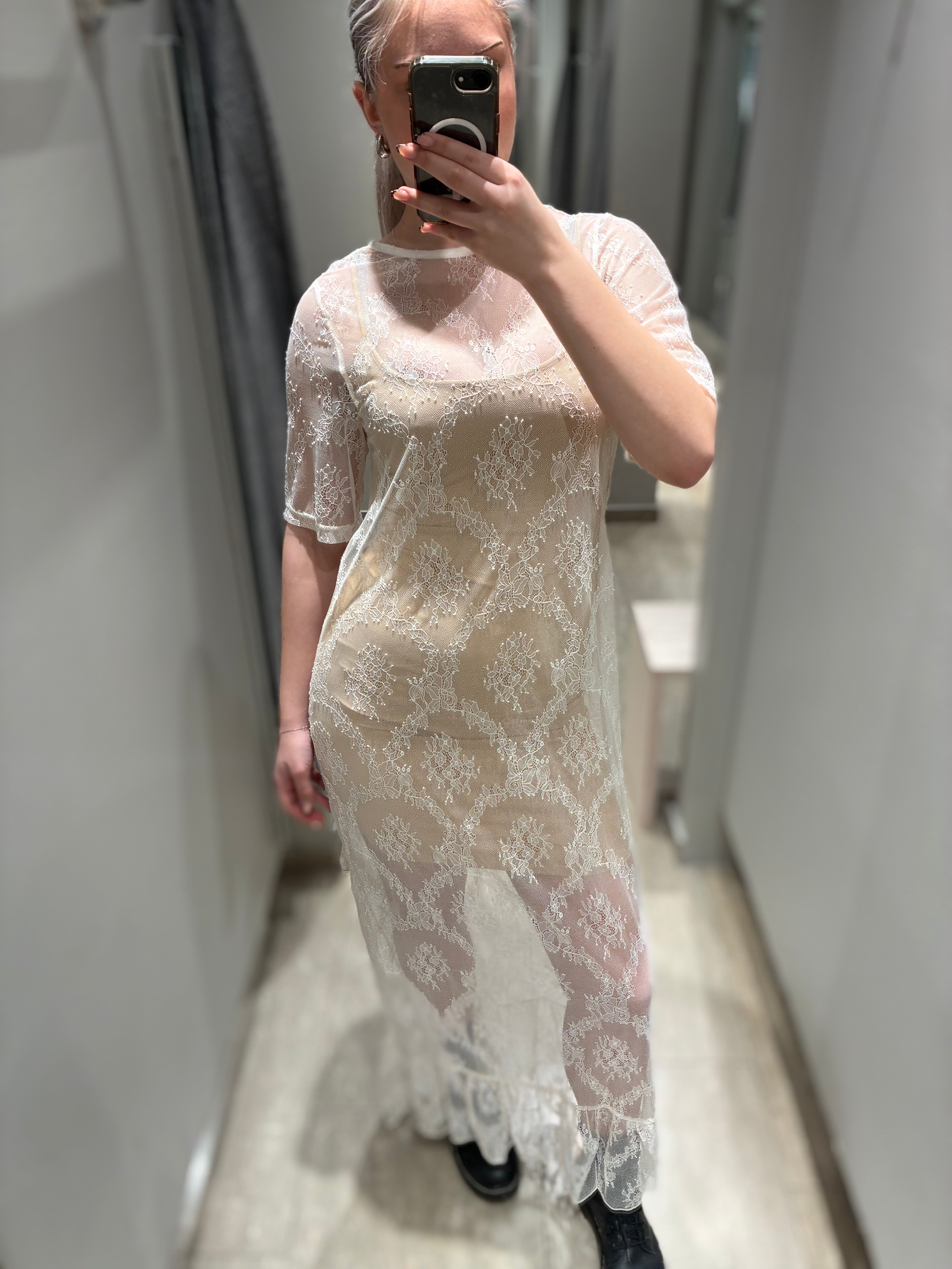 NMLUCIA Long Dress - Cloud Dancer